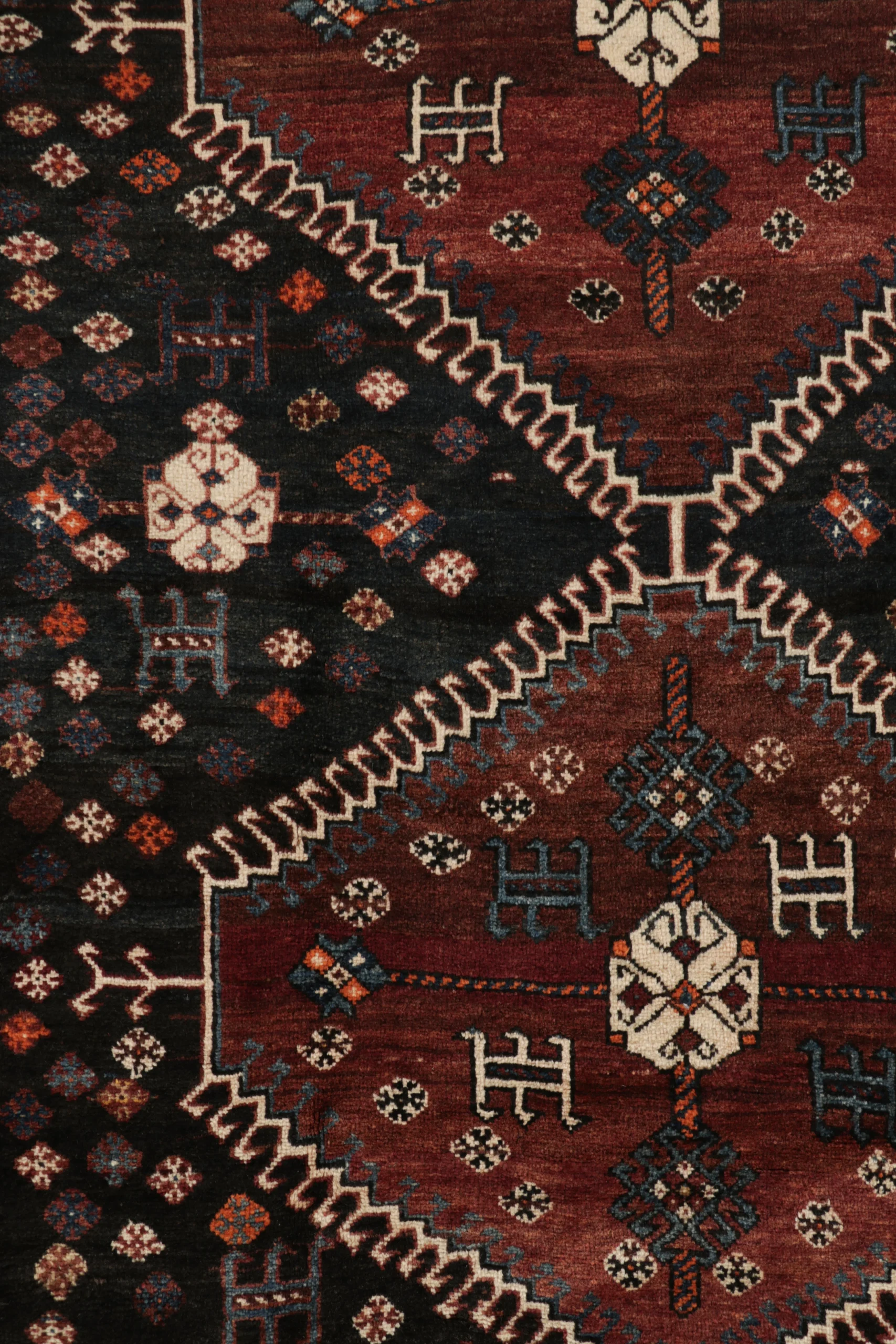 Vintage Qashqai Persian Rug