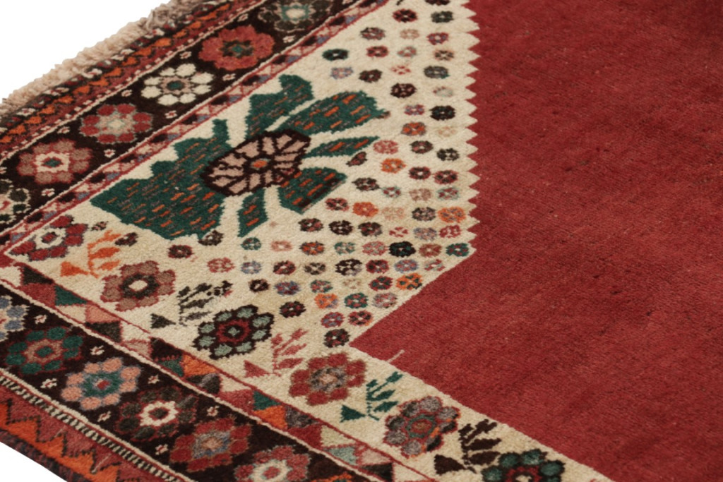 Vintage Gabbeh Pictorial Rug