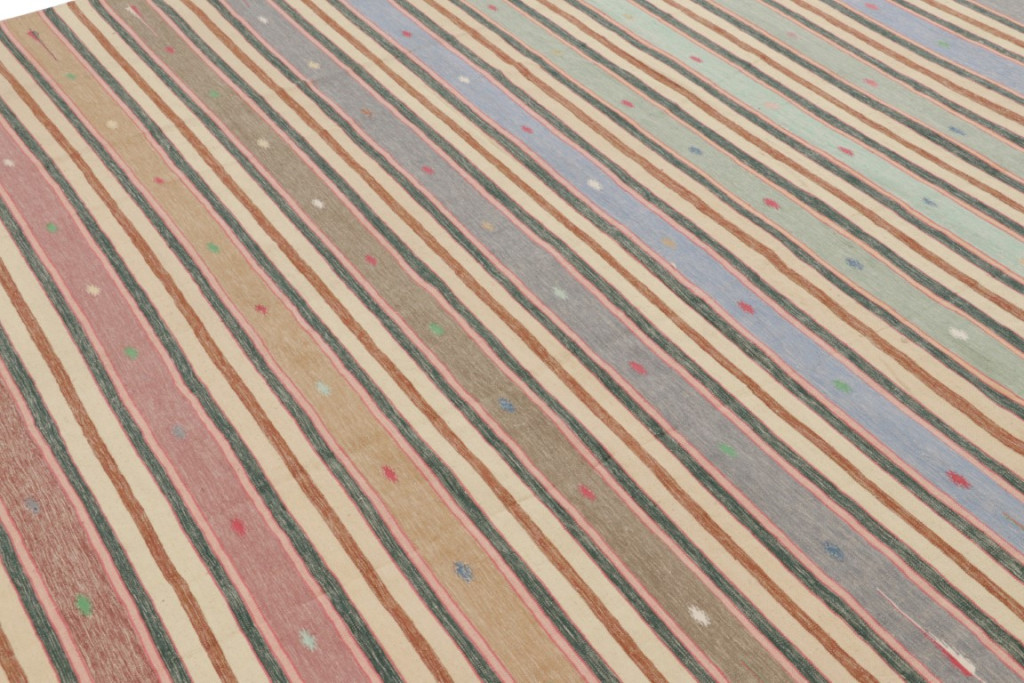 Contemporary Dhurrie Geometric Rug