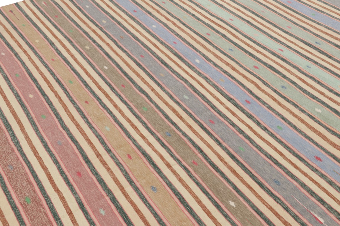 Contemporary Dhurrie Geometric Rug