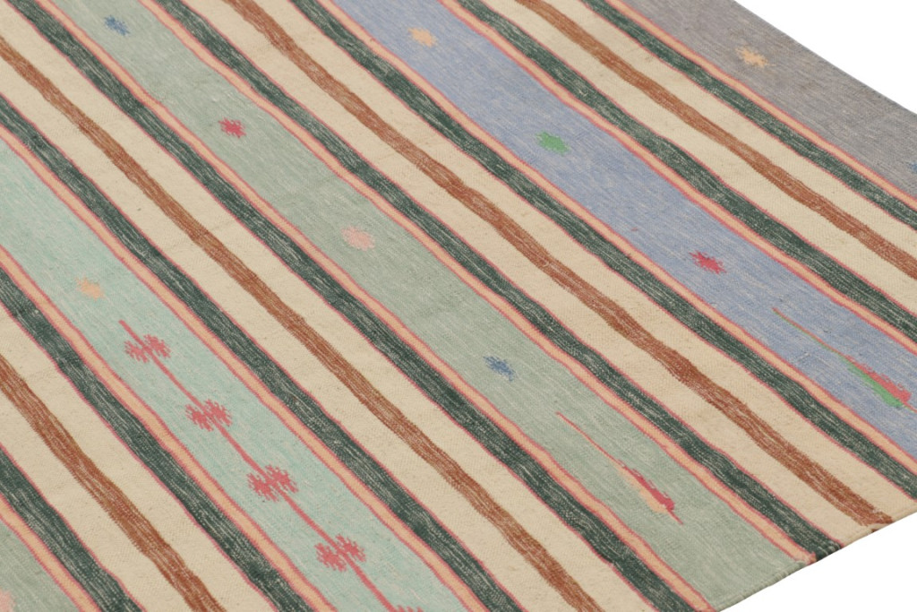 Contemporary Dhurrie Geometric Rug