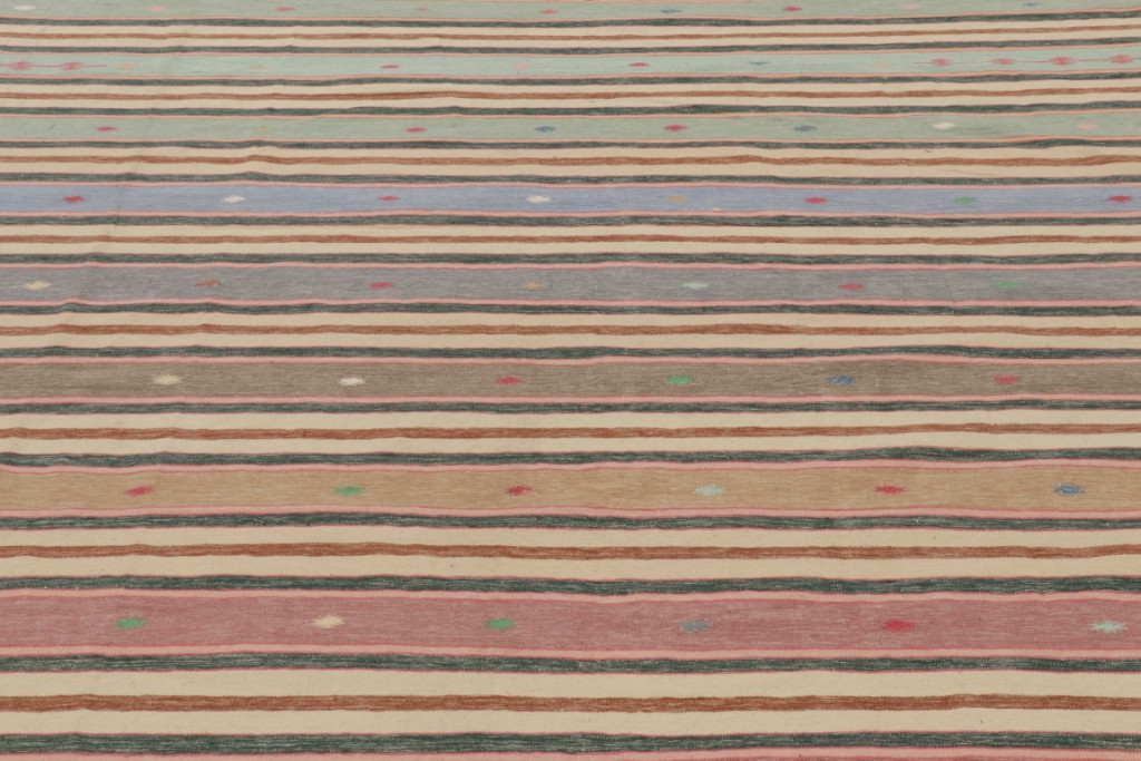 Contemporary Dhurrie Geometric Rug