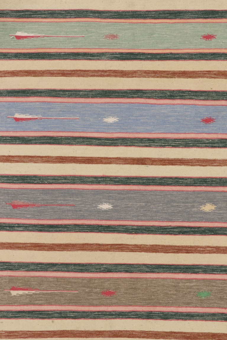 Contemporary Dhurrie Geometric Rug