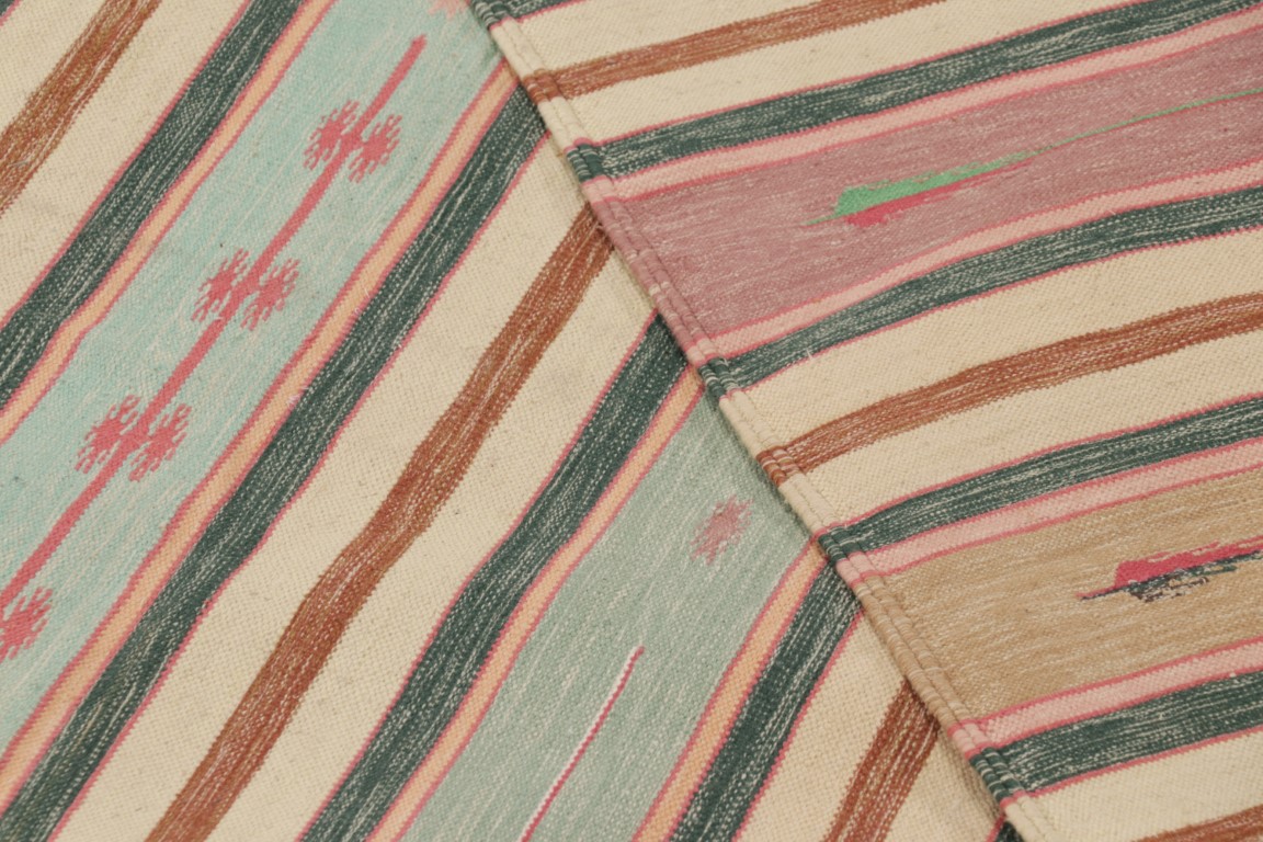 Contemporary Dhurrie Geometric Rug