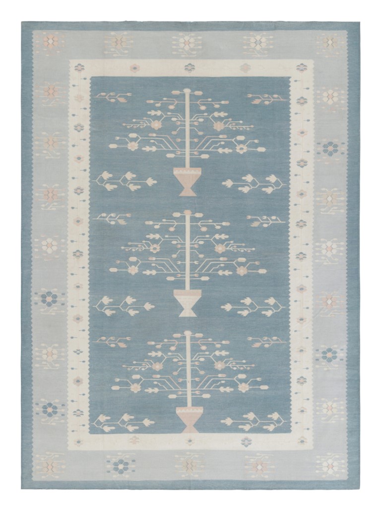 Contemporary Dhurrie Geometric Rug