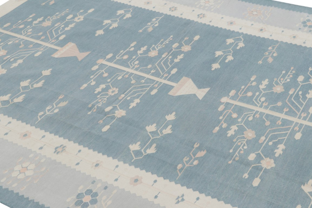 Contemporary Dhurrie Geometric Rug