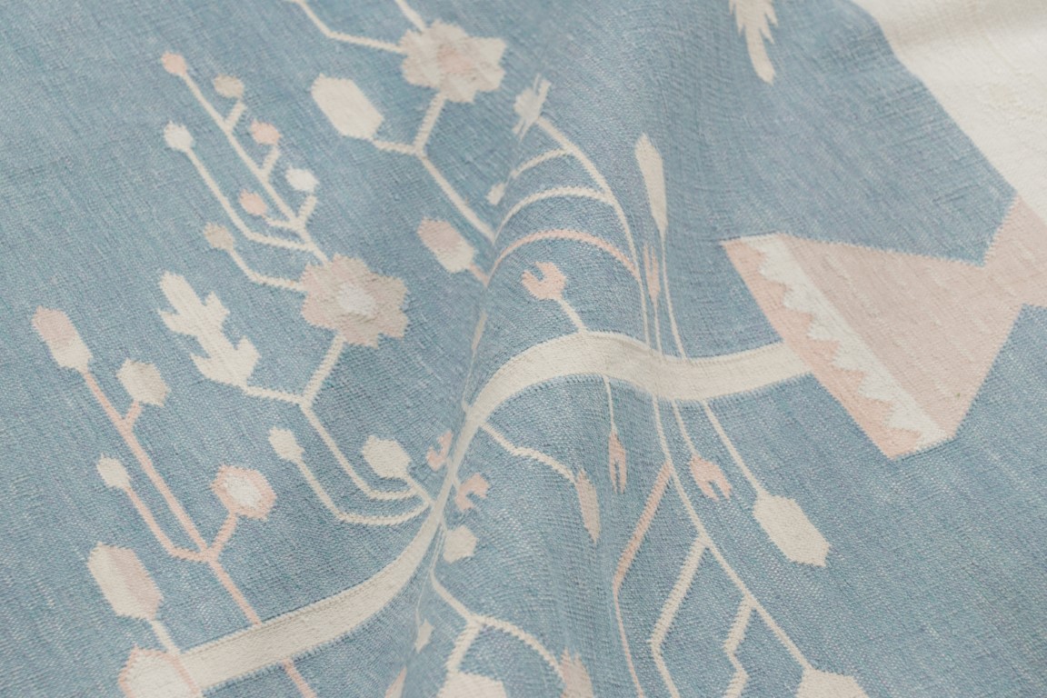Contemporary Dhurrie Geometric Rug