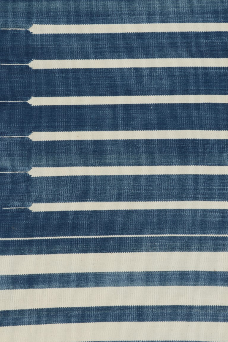 Contemporary Dhurrie Striped Rug