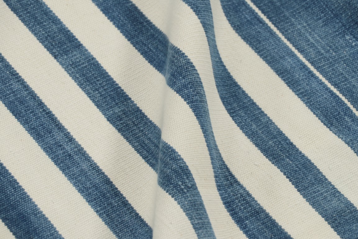 Contemporary Dhurrie Striped Rug