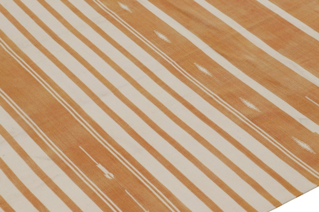 Contemporary Dhurrie Striped Rug