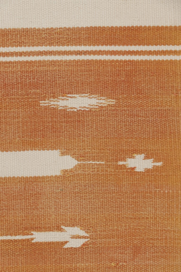 Contemporary Dhurrie Striped Rug