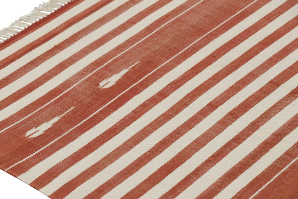 Contemporary Dhurrie Striped Rug