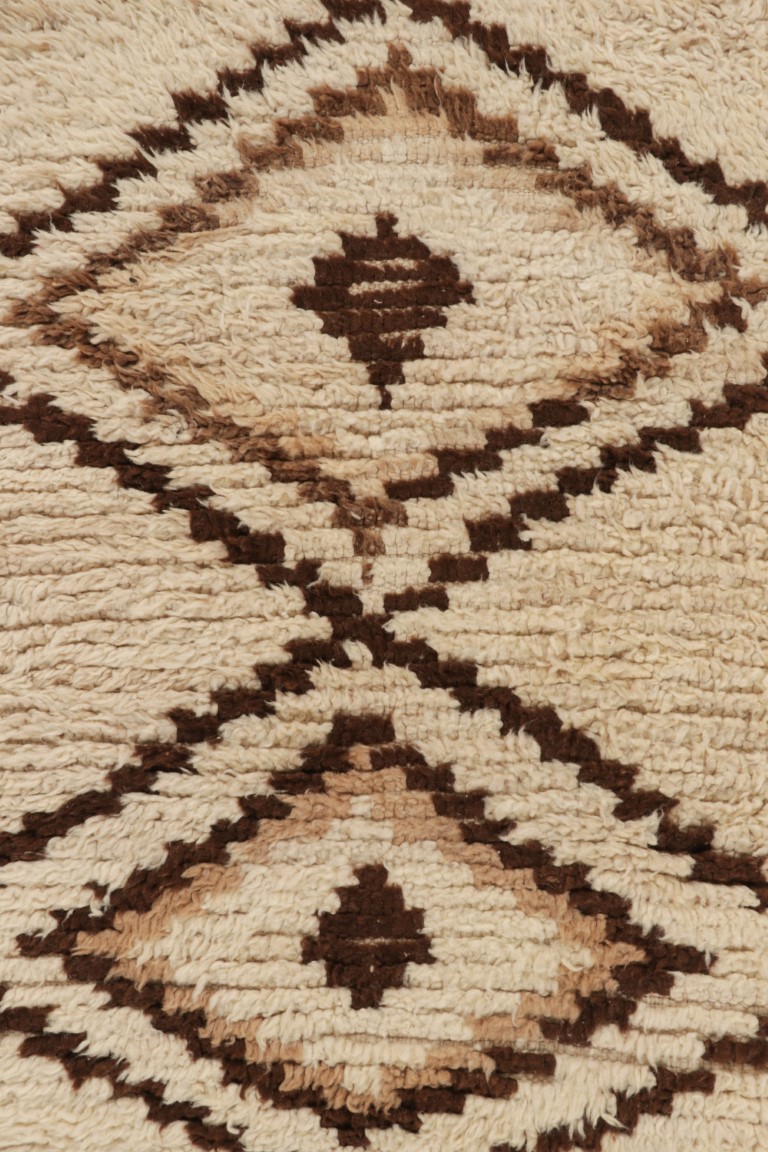 Vintage Moroccan Geometric Rug