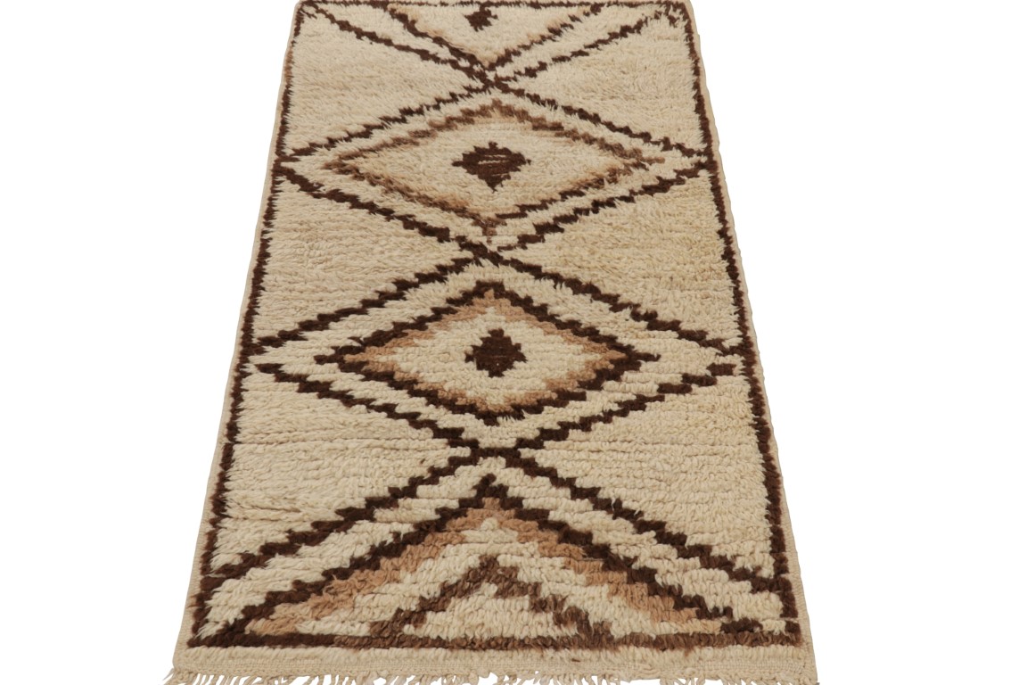 Vintage Moroccan Geometric Rug