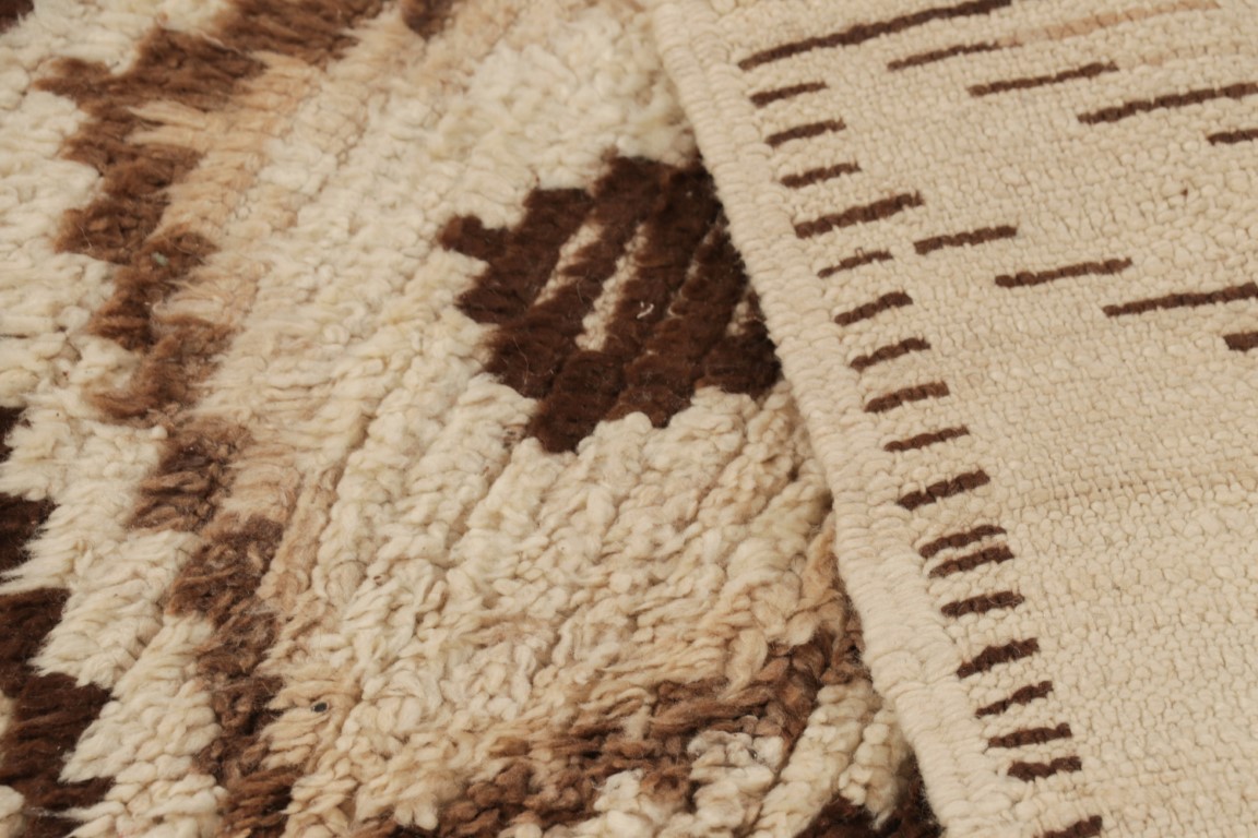 Vintage Moroccan Geometric Rug