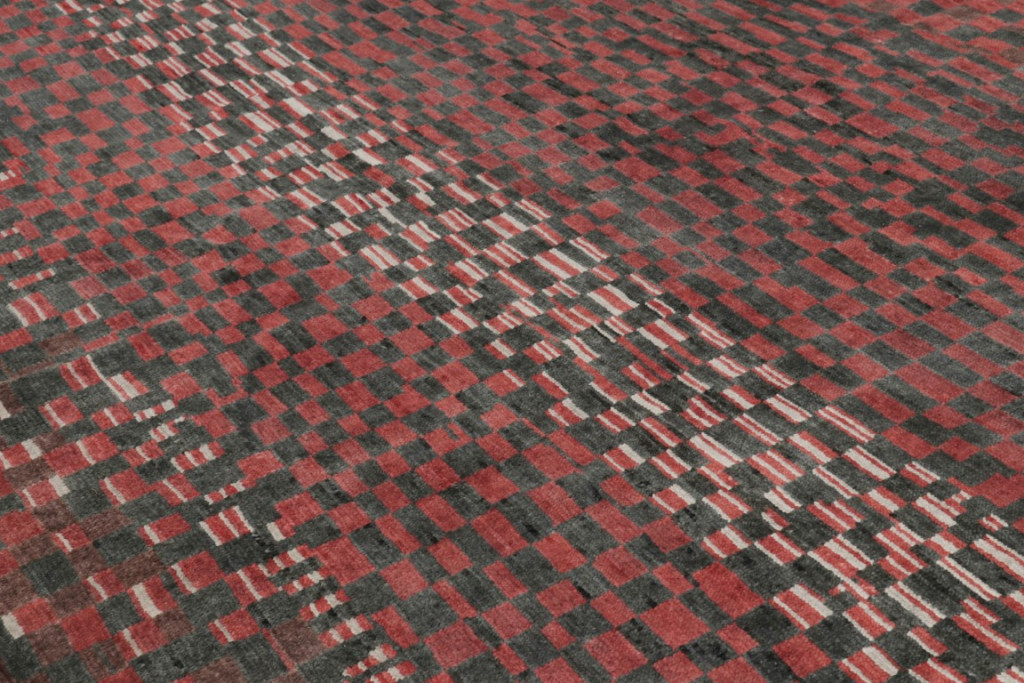 Modern Moroccan Tribal Rug