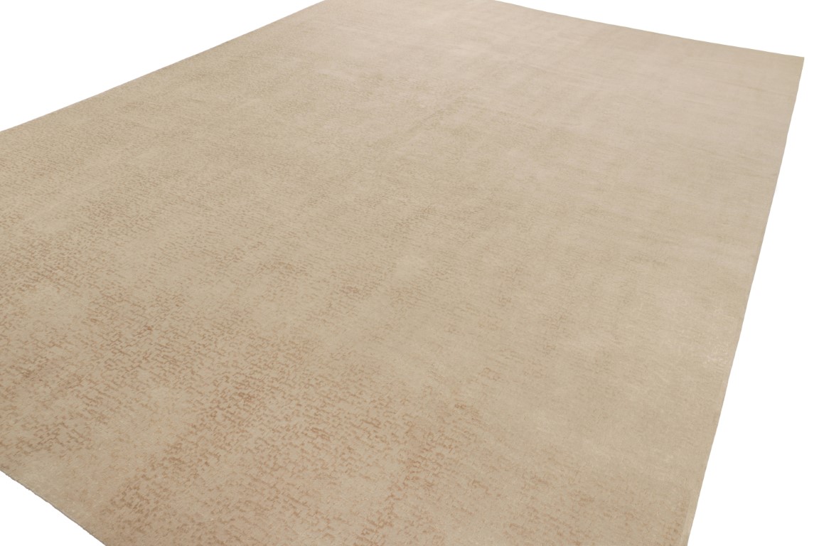 Modern Textural Striae Rug