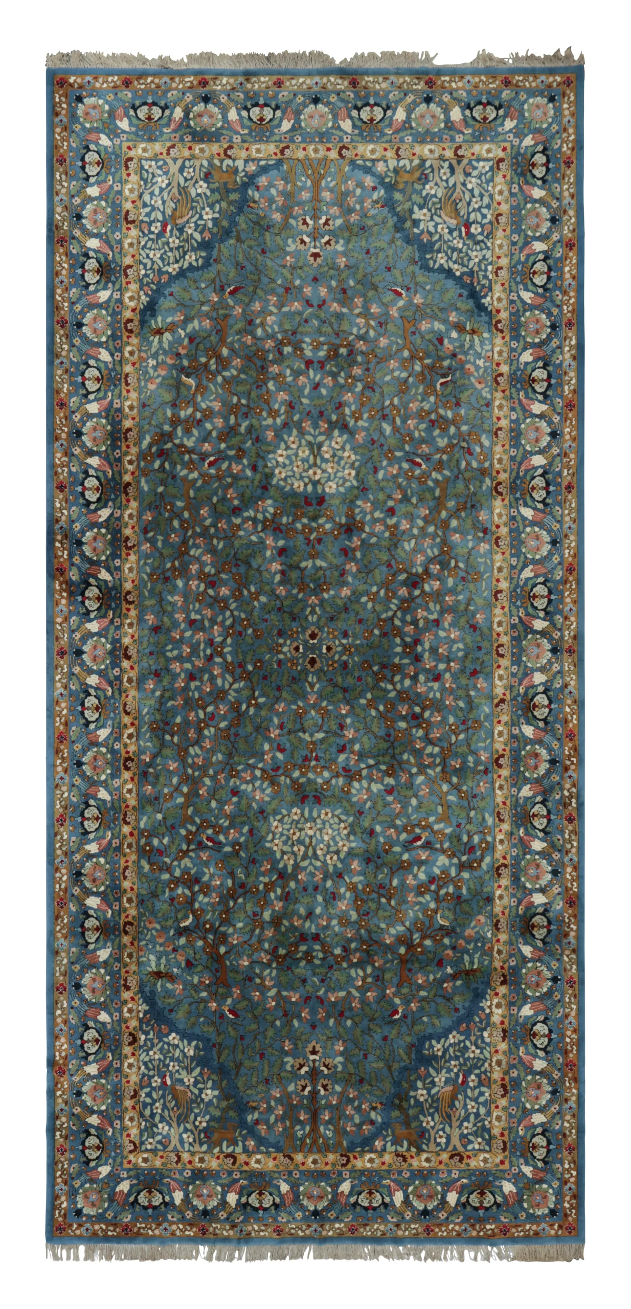 Antique German Tetex Floral Runner