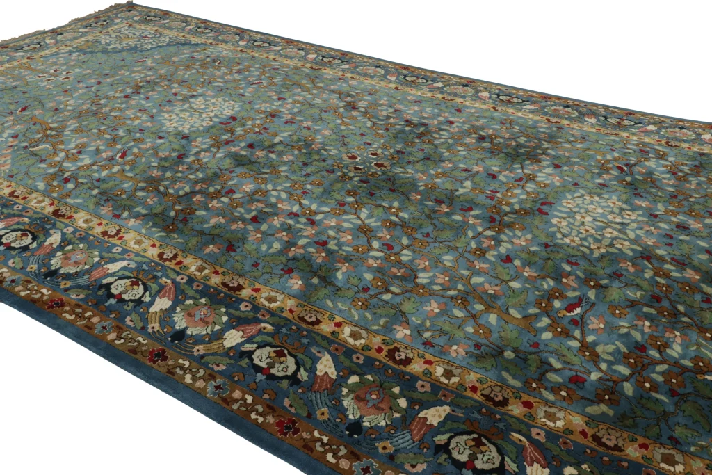 Antique German Tetex Floral Runner