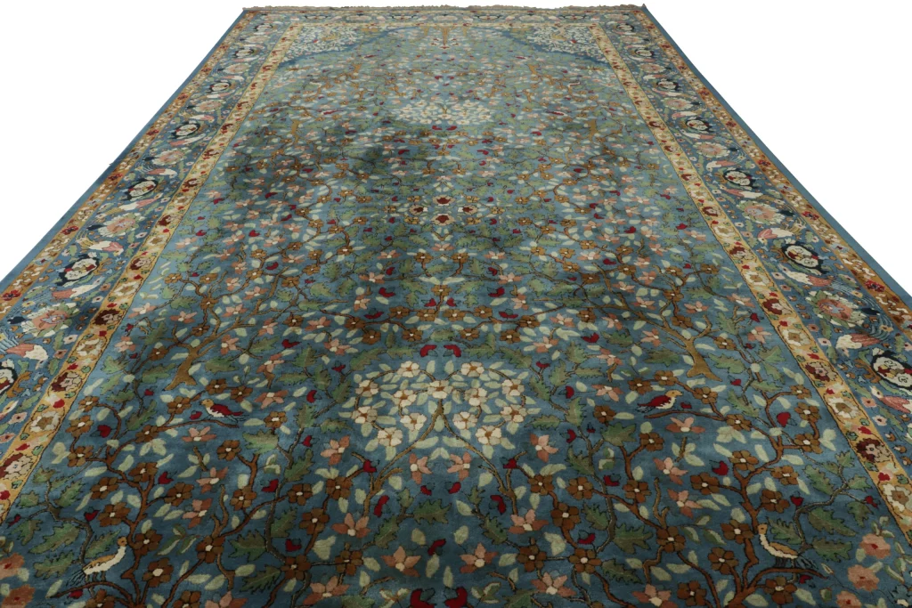 Antique German Tetex Floral Runner