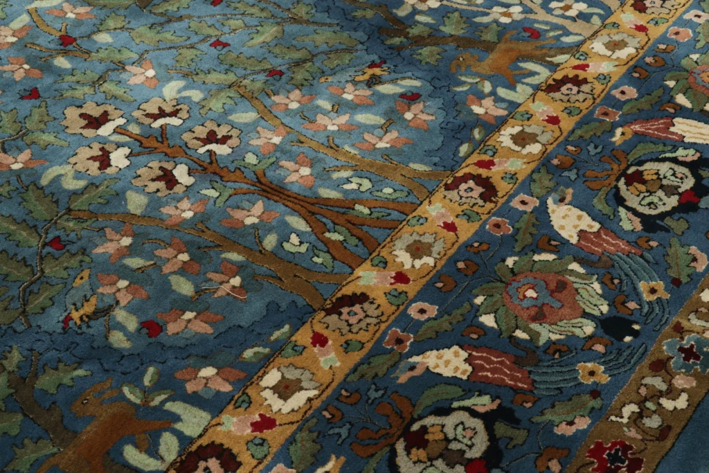 Antique German Tetex Floral Runner