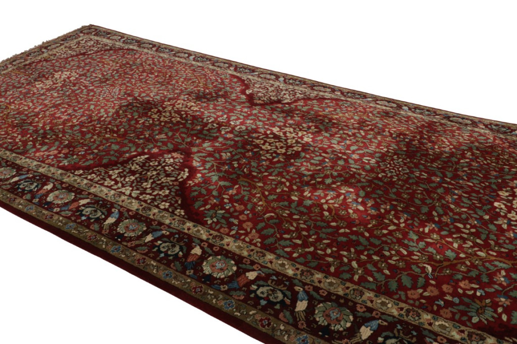 Antique German Tetex Floral Runner