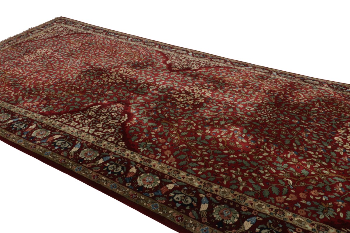 Antique German Tetex Floral Runner