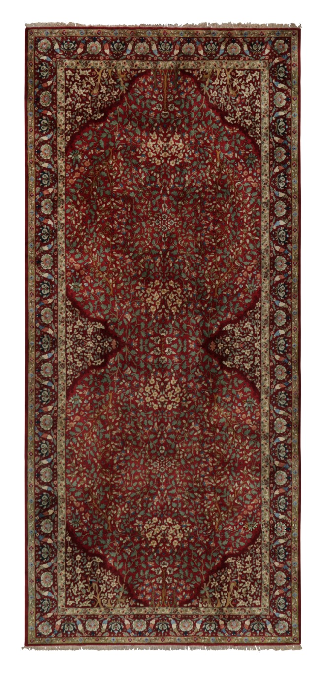 Antique German Tetex Floral Runner
