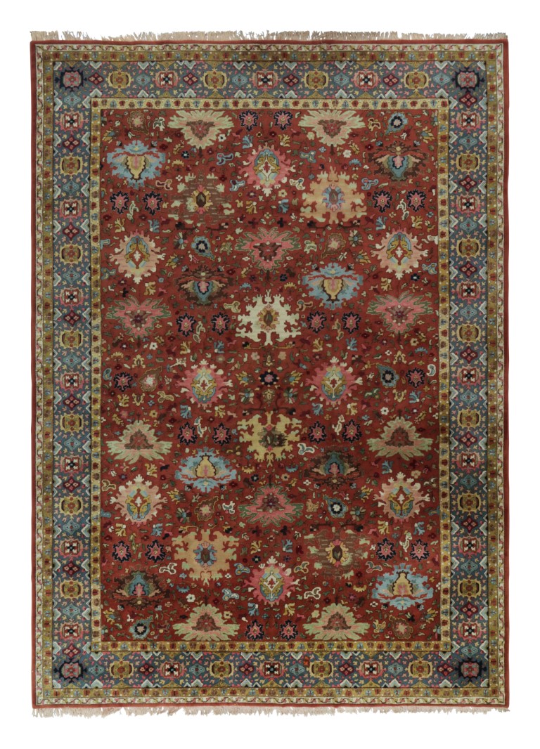 Antique German Tetex Floral Rug