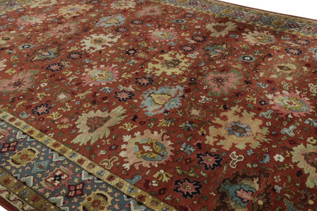 Antique German Tetex Floral Rug
