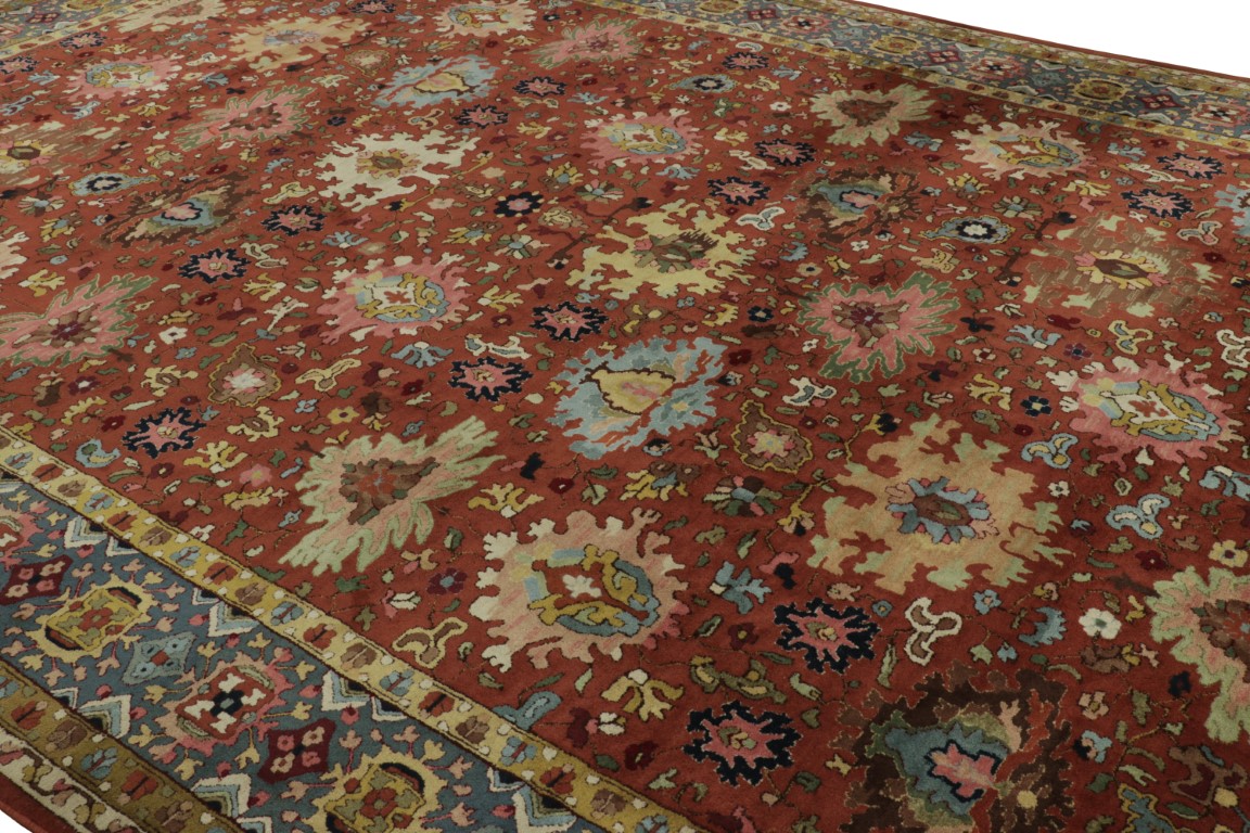 Antique German Tetex Floral Rug