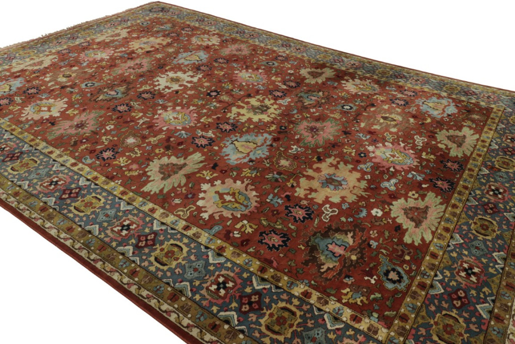 Antique German Tetex Floral Rug
