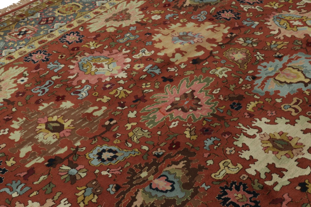 Antique German Tetex Floral Rug