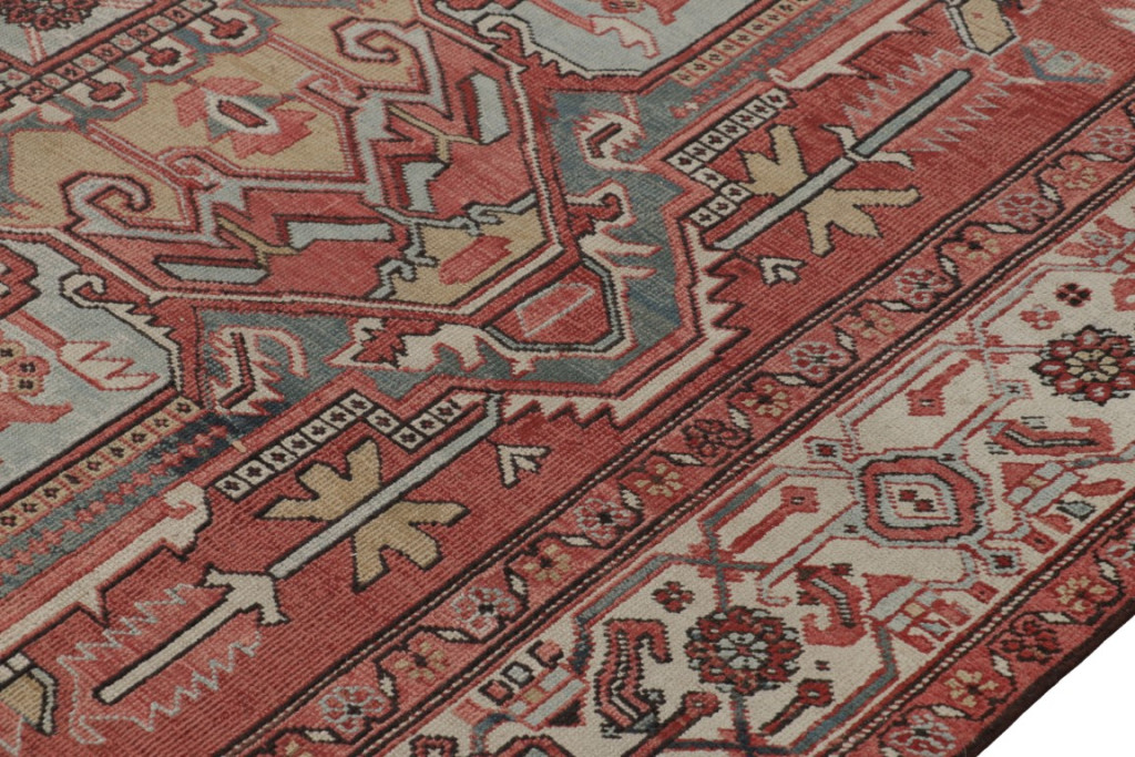Antique Persian Heriz Medallion Rug