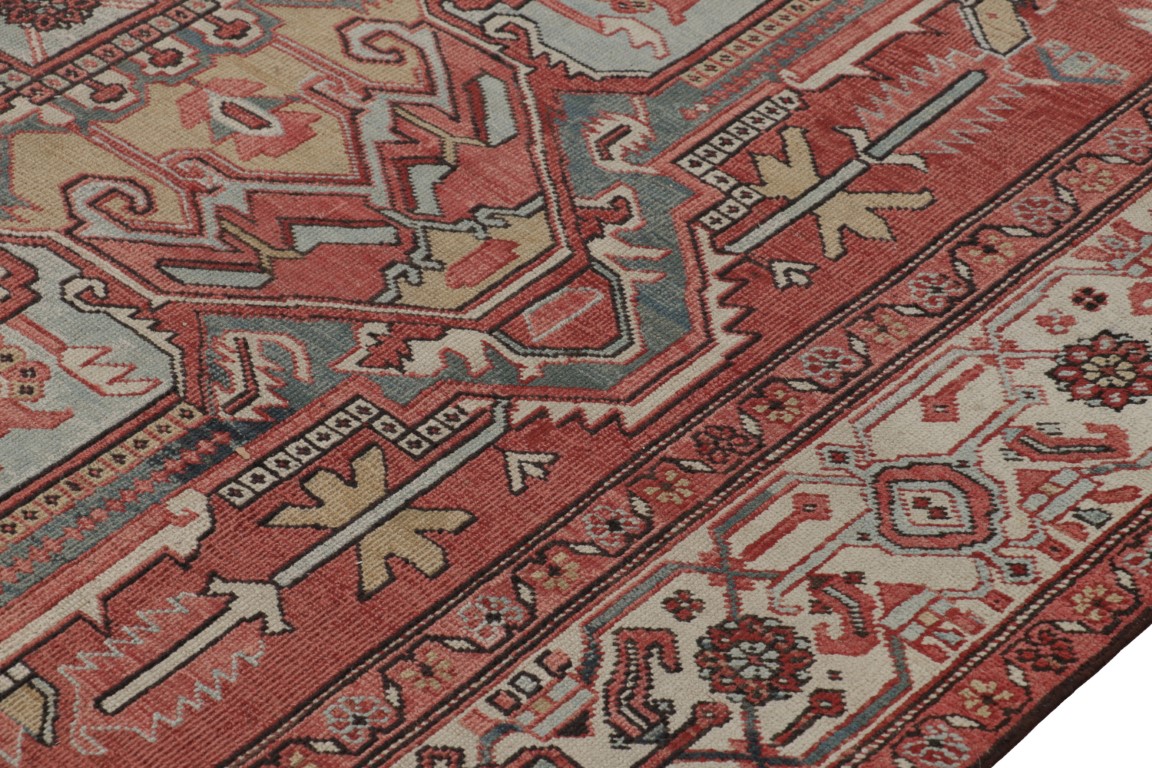 Antique Persian Heriz Medallion Rug