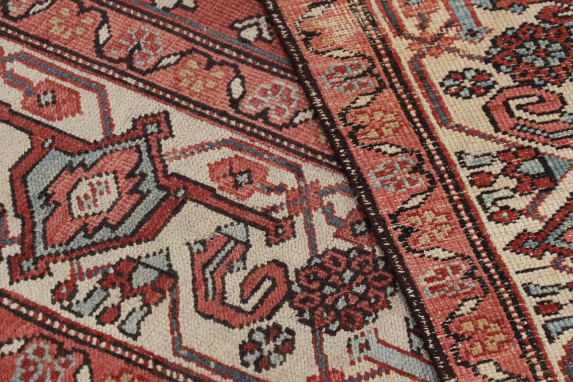 Antique Persian Heriz Medallion Rug