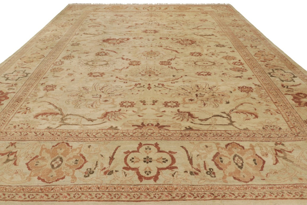 Oversized Antique Persian Sultanabad Floral Rug