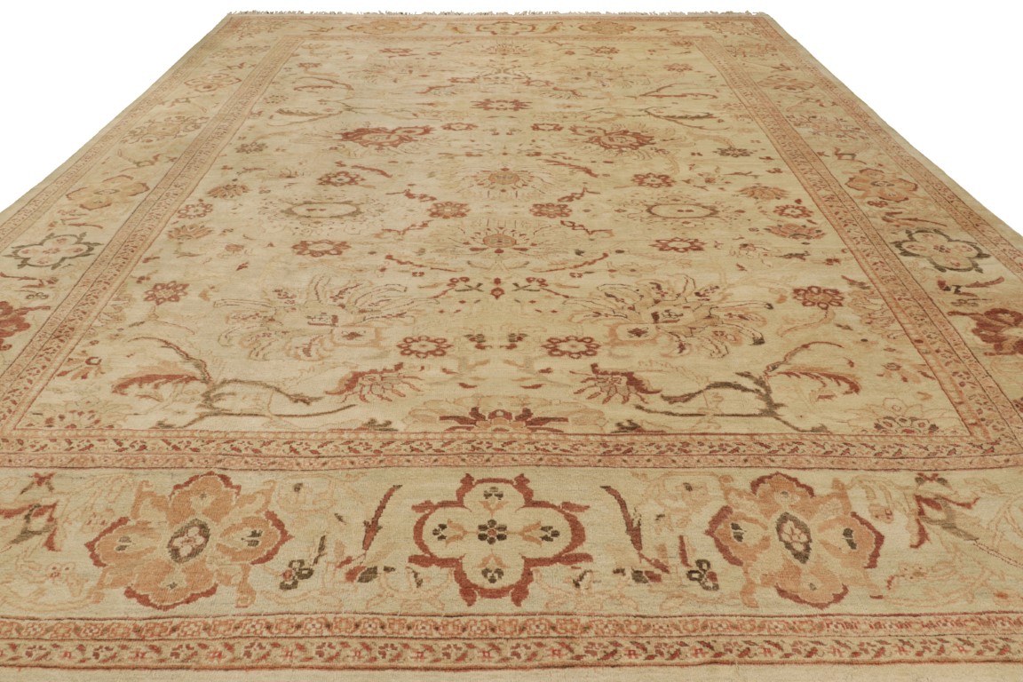 Oversized Antique Persian Sultanabad Floral Rug