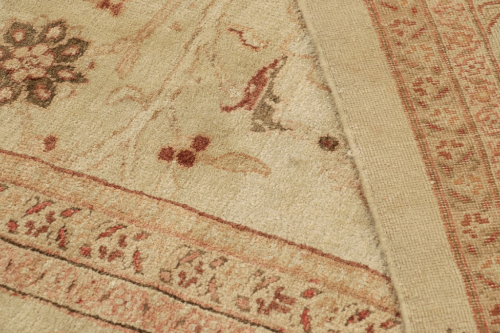 Oversized Antique Persian Sultanabad Floral Rug