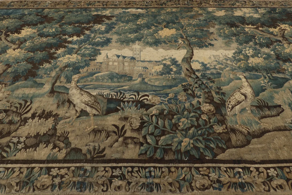 Antique French Needlepoint Tapestry