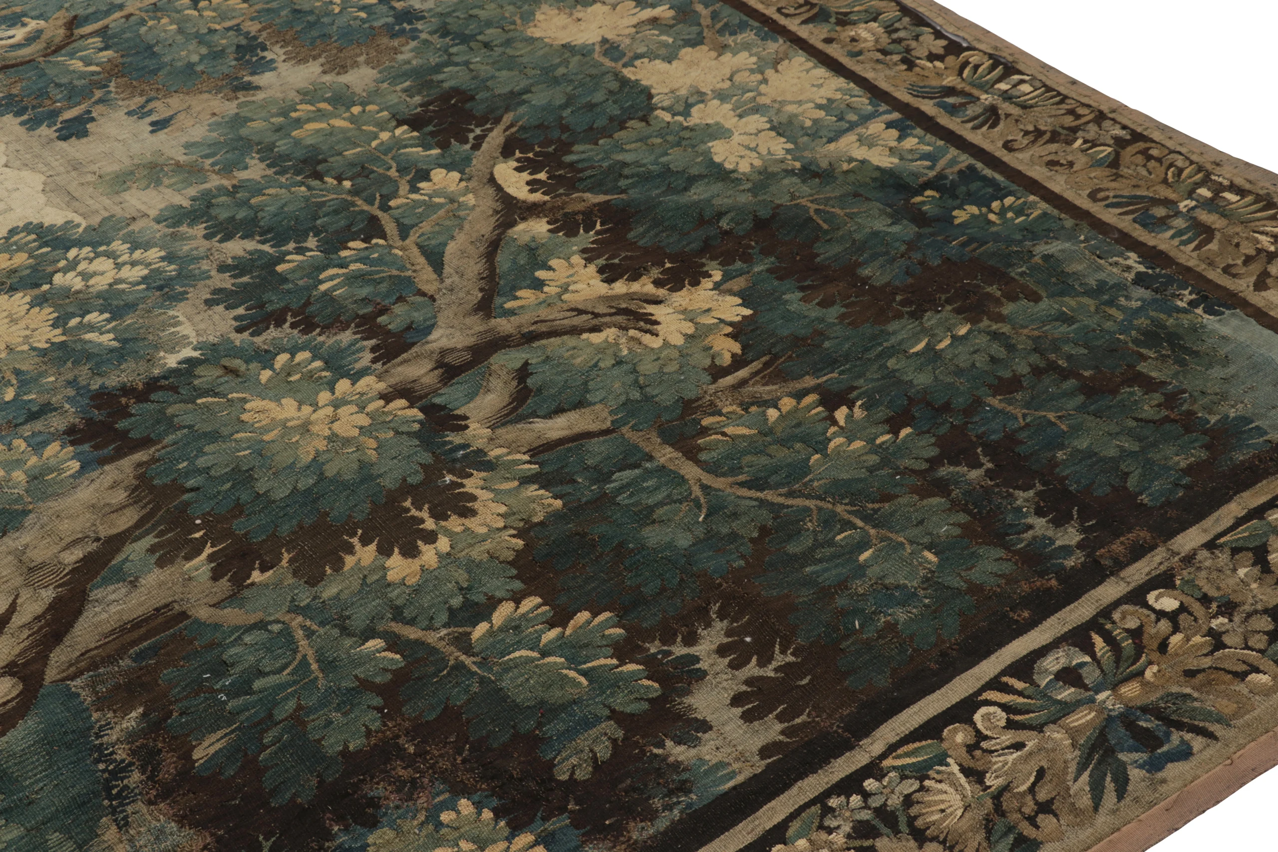 Antique French Needlepoint Tapestry