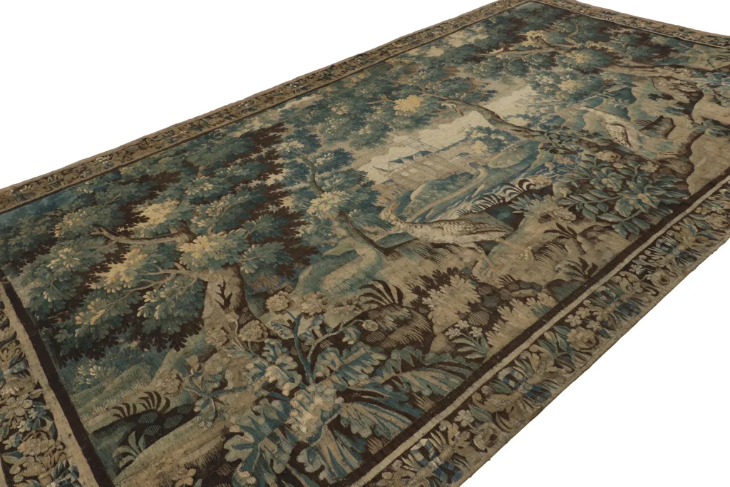 Antique French Needlepoint Tapestry