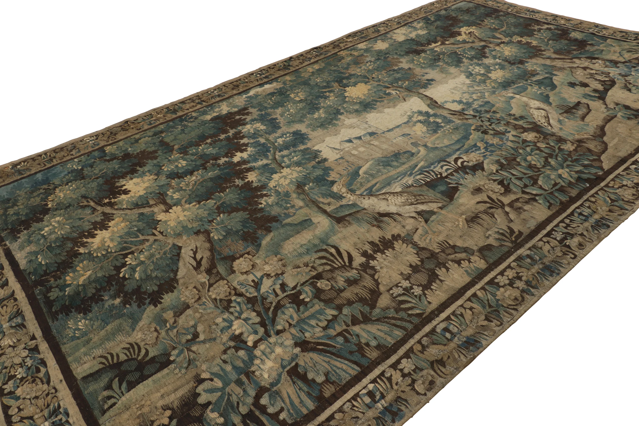 Antique French Needlepoint Tapestry