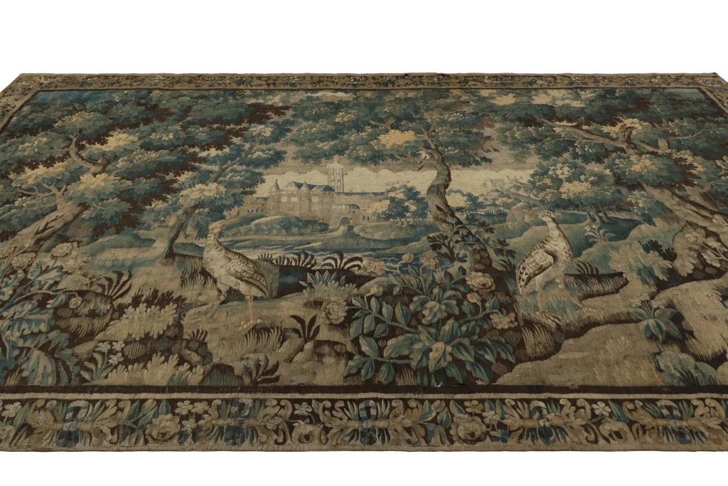 Antique French Needlepoint Tapestry