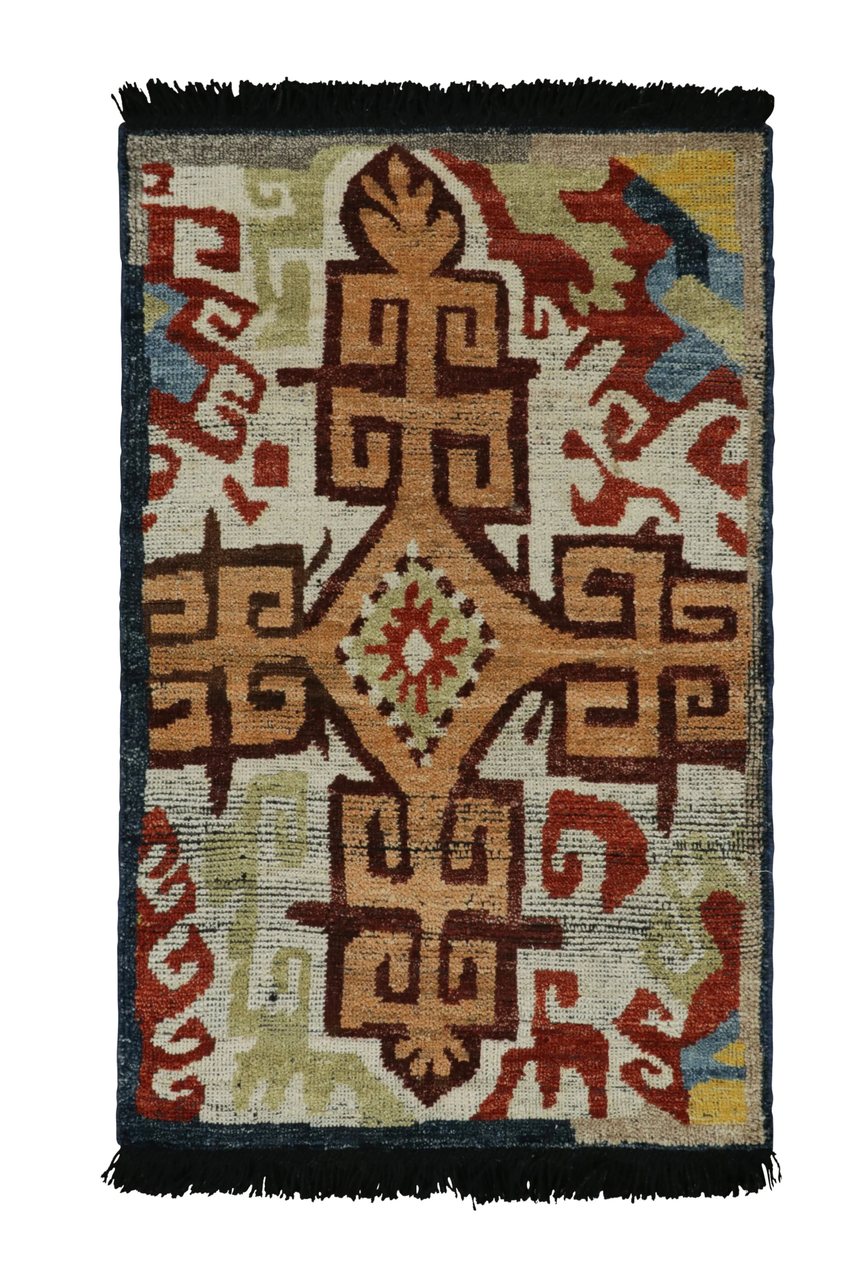 Modern Geometric Medallion Rug