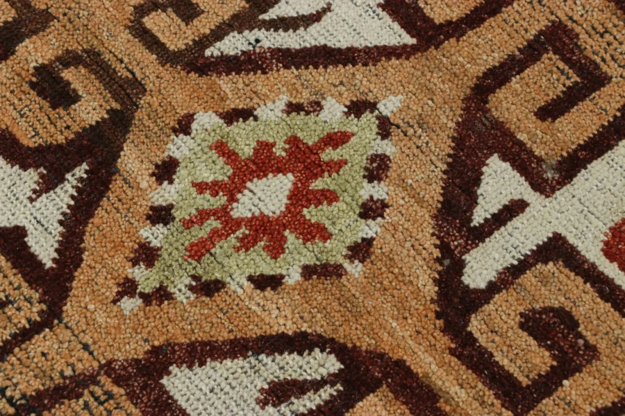 Modern Geometric Medallion Rug