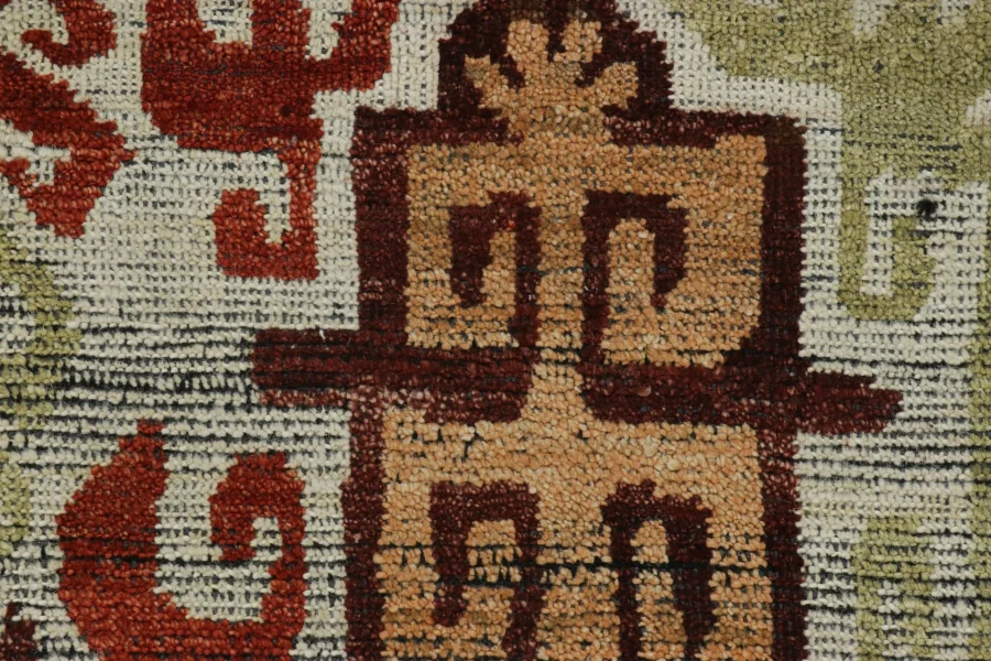 Modern Geometric Medallion Rug