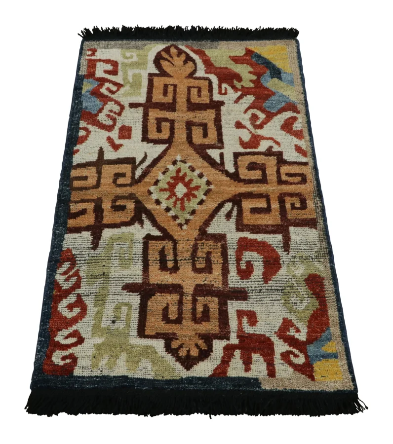 Modern Geometric Medallion Rug