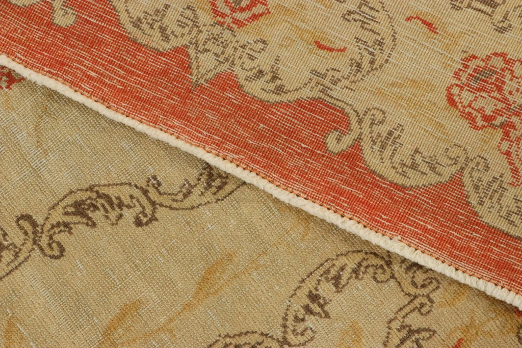 Vintage Turkish Floral Rug