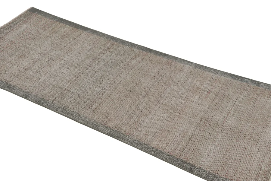 Vintage Turkish Solid Runner Rug